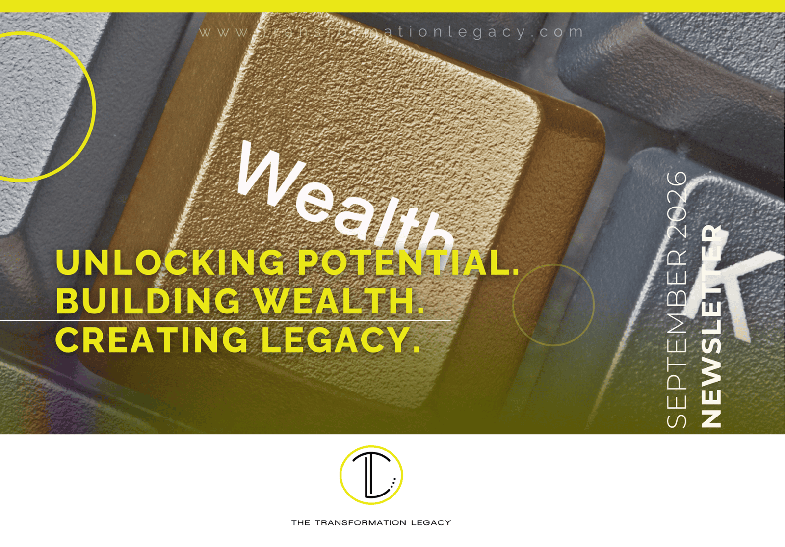 The Transformation Legacy Newsletter September 2026